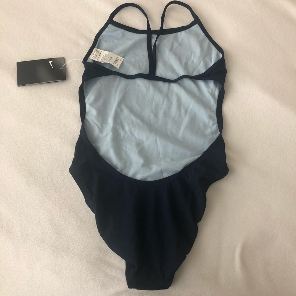 Nike Performance Poly Swimsuit Size 28/Girl 12 - Picture 4 of 6